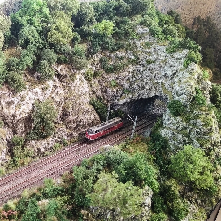 Felstor-Tunnel Etterzhausen, Bayern, 1:220